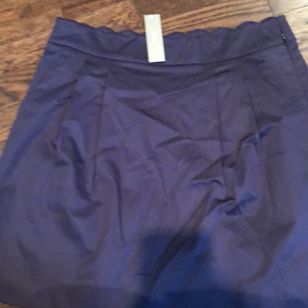 Cute a line skirt with scalloping at top!  NWT